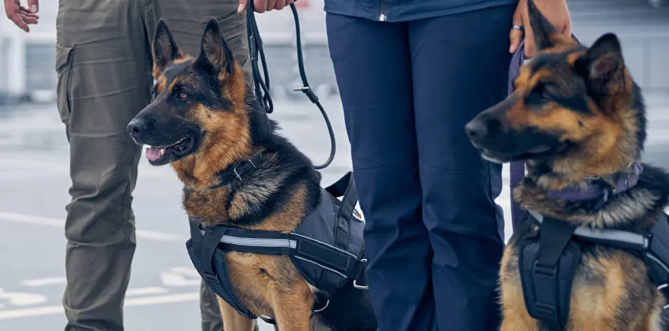 Canine Handlers Designed To Secure High-Risk Sites