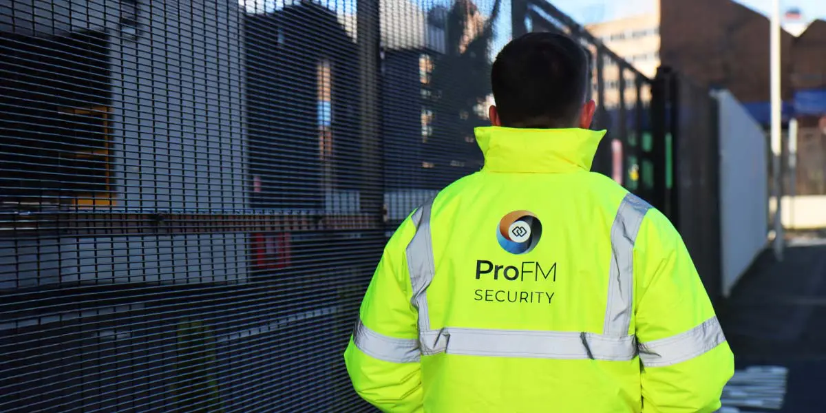 ProFM security guard on patrol in Preston