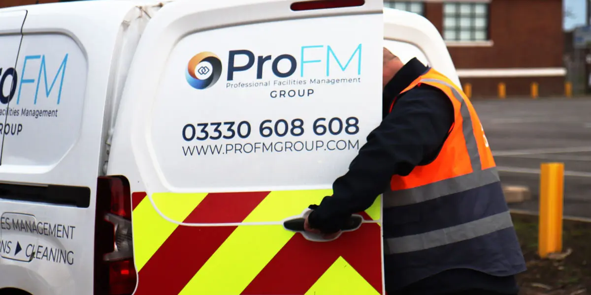 ProFM security vehicle providing rapid response near Blackpool