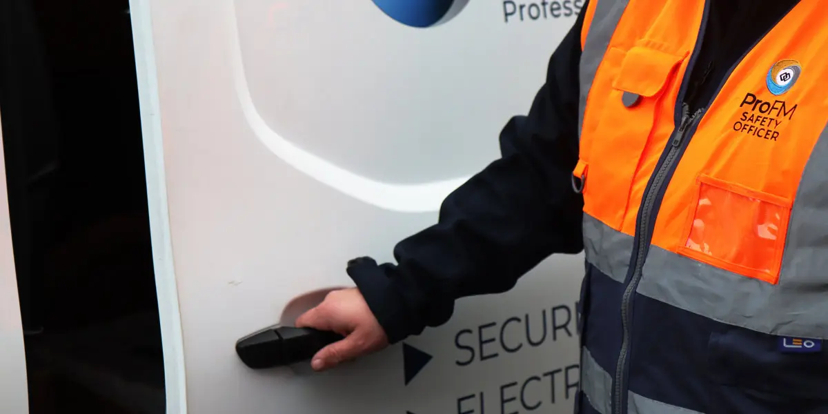 ProFM security vehicle providing rapid response near Burnley