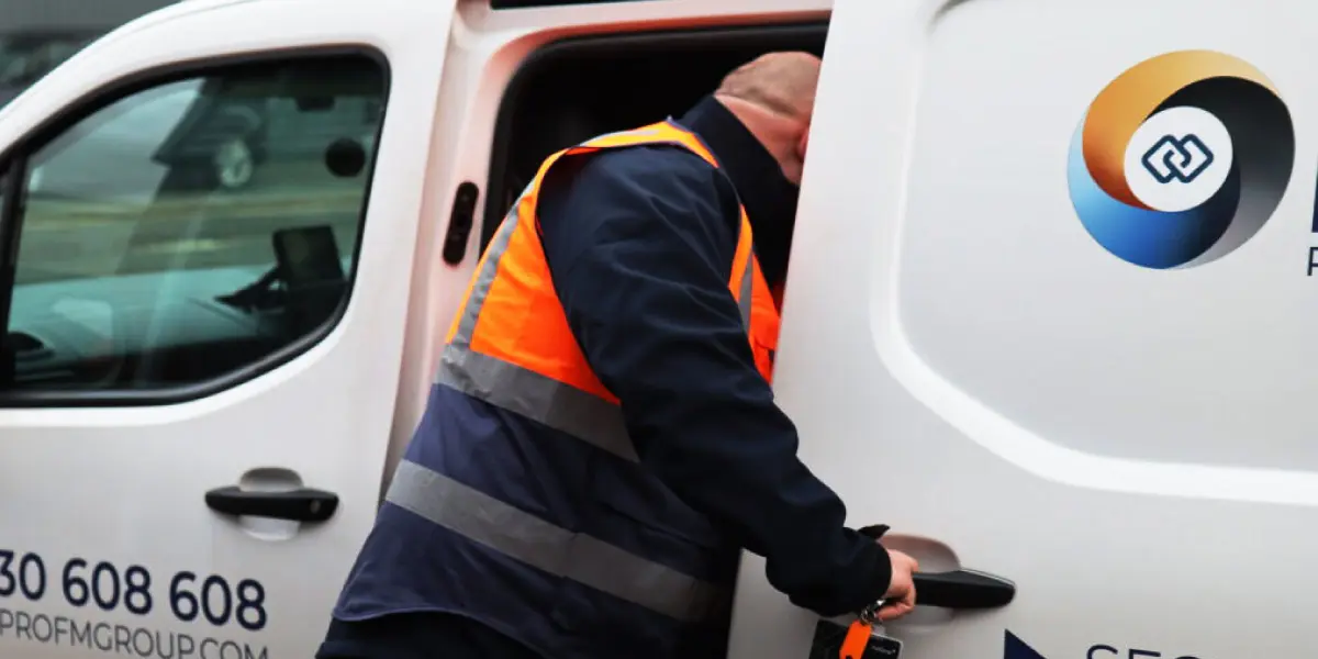 ProFM security vehicle providing rapid response near Warrington