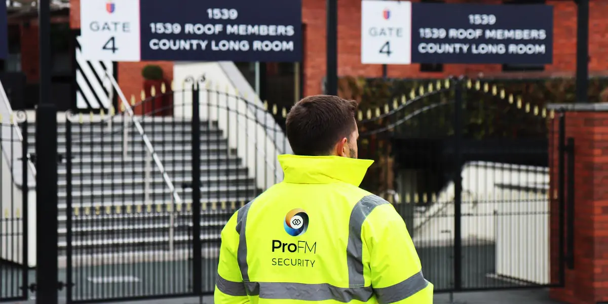 ProFM security guard on patrol in Chester
