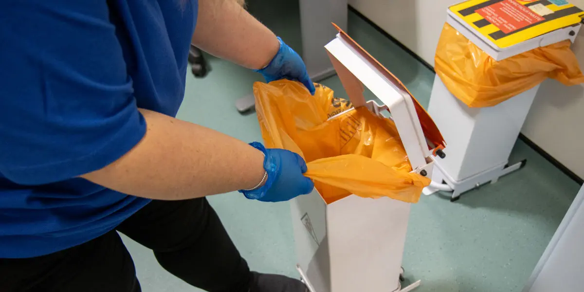 ProFM cleaning operatives performing clinical-grade disinfection and infection control for a medical surgery in Birmingham