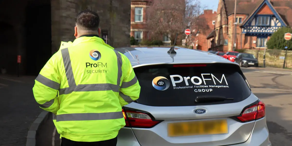 ProFM security vehicle providing rapid response near Northampton