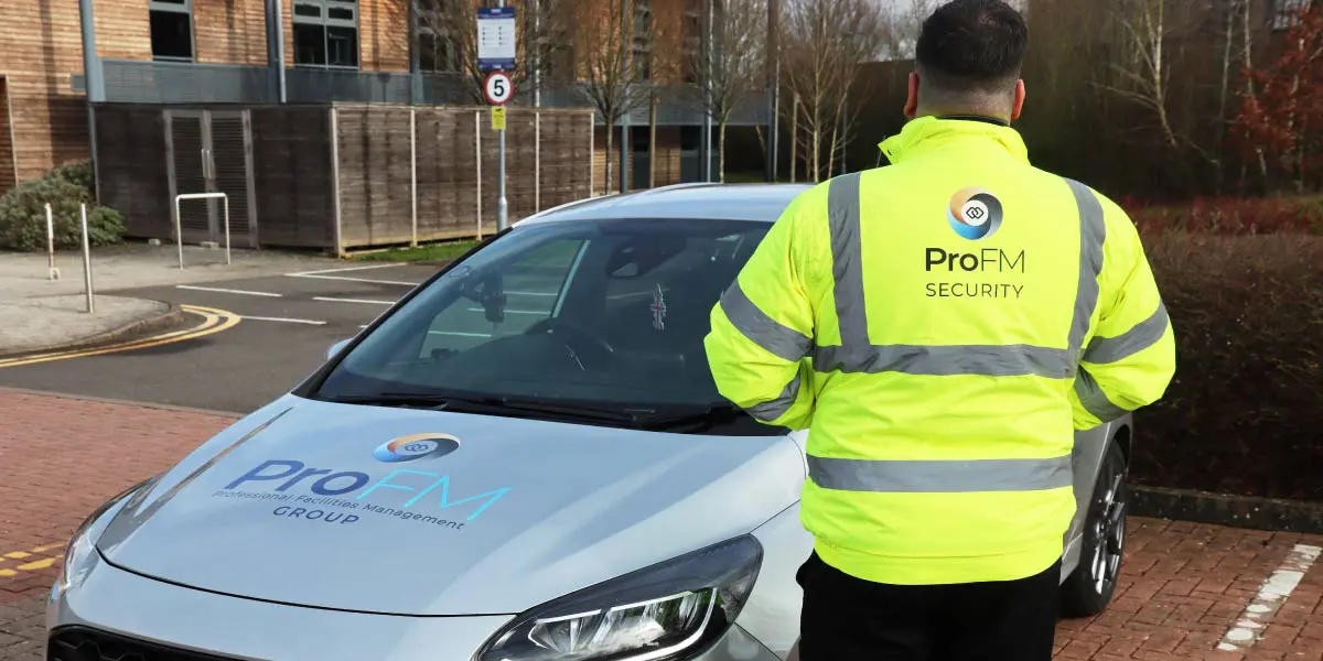 ProFM security vehicle providing rapid response near Worcester