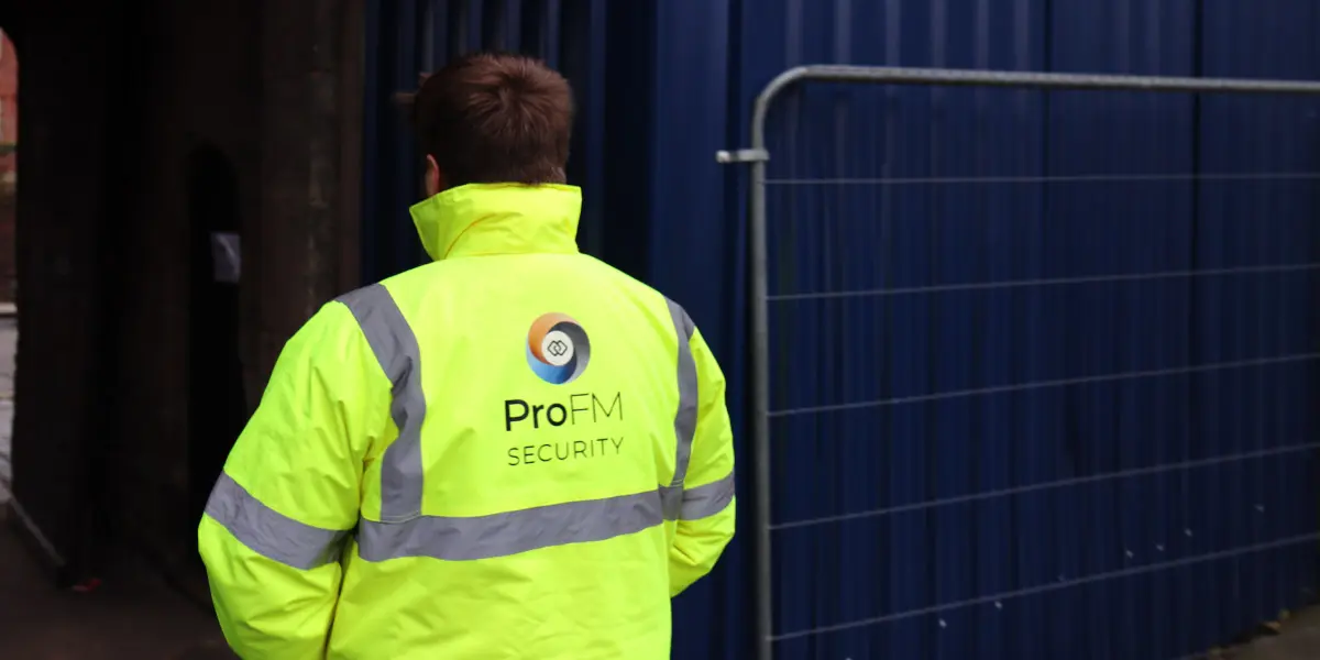 ProFM security guard on patrol in London
