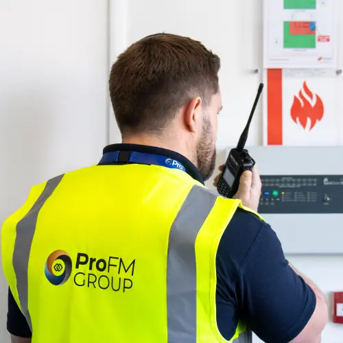 SIA-licensed fire watch guards providing 24/7/365 property protection and alerts