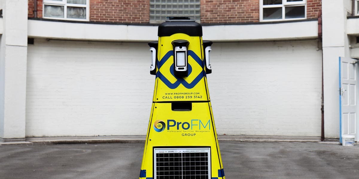 Professional ProFM security system installation including CCTV and alarms in Manchester