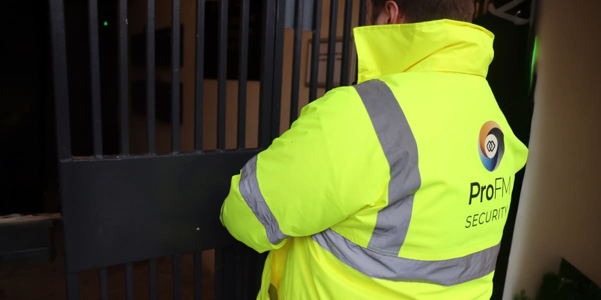ProFM security guard providing key holding and alarm response in Wolverhampton