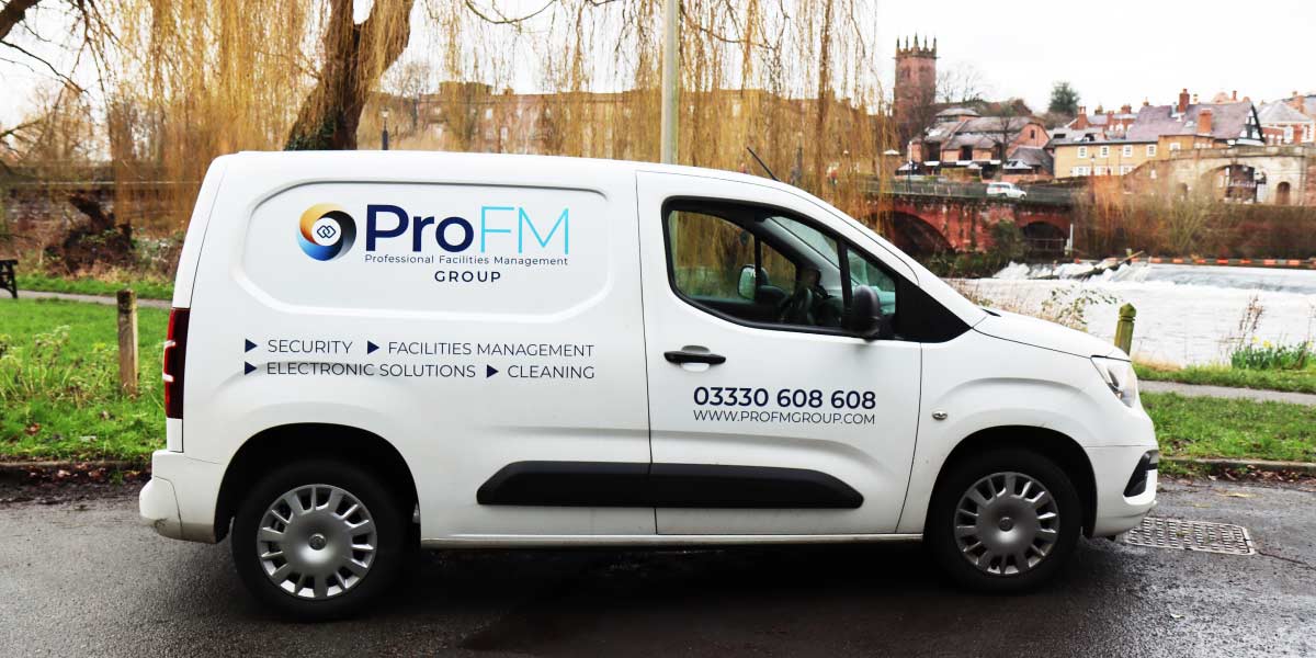ProFM security vehicle providing rapid response near Bradford