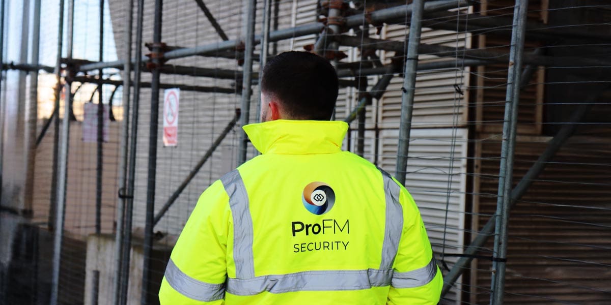 ProFM security guard on patrol in the North West