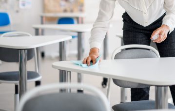 ProFM DBS-checked school cleaning with term-time schedules supporting schools and university sites