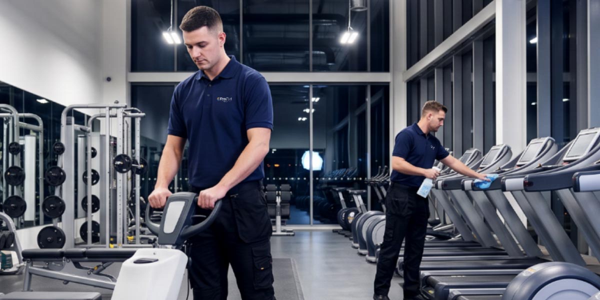 Expert gym, fitness studio and leisure facility cleaning