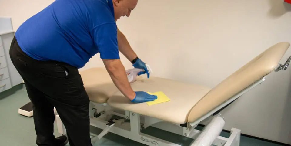 AHCP-accredited healthcare cleaning for Stoke NHS hospitals, GP surgeries and clinics supporting CQC compliance and infection control
