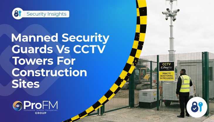Manned Guarding vs. CCTV Towers: What’s Right For Your Construction Site?