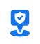 An icon showing connected security nodes, representing seamless integration with existing intruder alarms