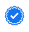 Blue verified checkmark badge icon representing NSI Gold and Paxton Gold accredited security systems.