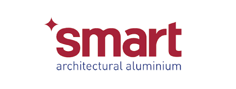 Smart Architectural Aluminium corporate logo in red and blue text.