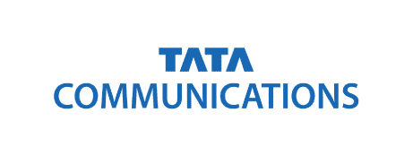 Tata Communications blue brand logo.