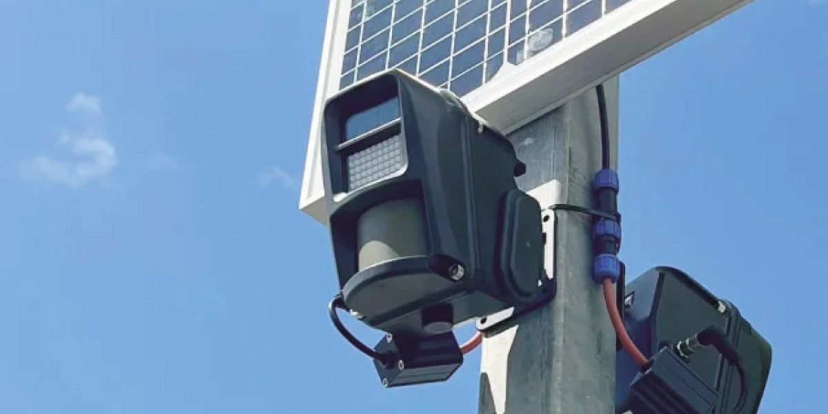 Solar Powered CCTV Tower With HD 360° Coverage And AI Detection