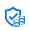 Scalable solar farm security services icon.