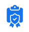 Site safety compliance and rule enforcement icon