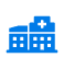 Healthcare cleaning and clinical environment experience icon.