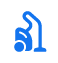 Industrial HEPA filtered cleaning equipment icon.
