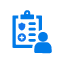 Integrated cleaning, security and facilities management services icon.