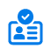 DBS checked healthcare cleaning team icon.