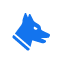 Canine security team icon