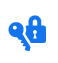 Lock and unlock security services icon