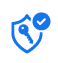 Secure off-site keyholding icon